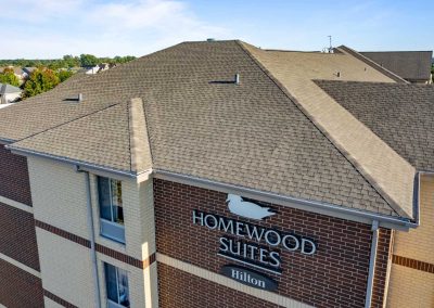 Homewood Suites commercial roofing project