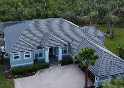 Residential Roof Replacement - Grey Tile roof