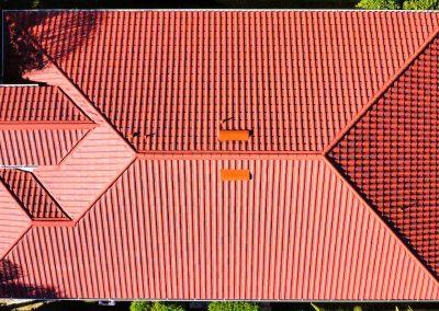 Residential Roof Replacement - Tile Roof Above